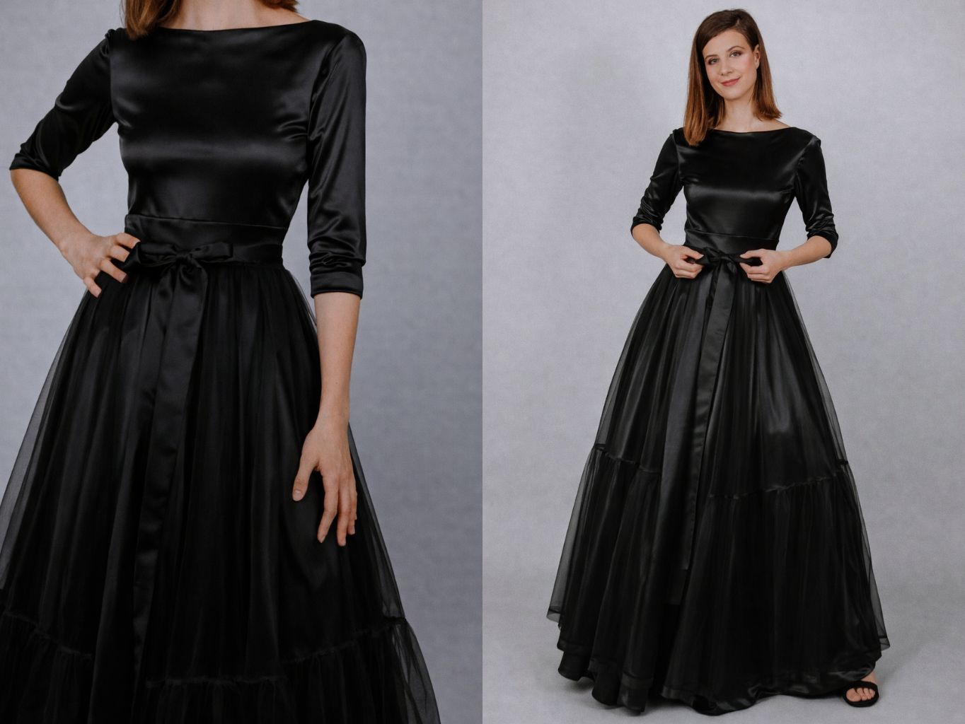 DLHÉ ŠATY AFRODITA Z PLAVKOVINY 6